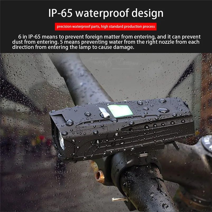 USB Torch Flashlight Rechargeable LED Bicycle Bright Front Headlight Lamp IP65 Waterproof Torch Led 450 LM Zaklamp 40MR1101
