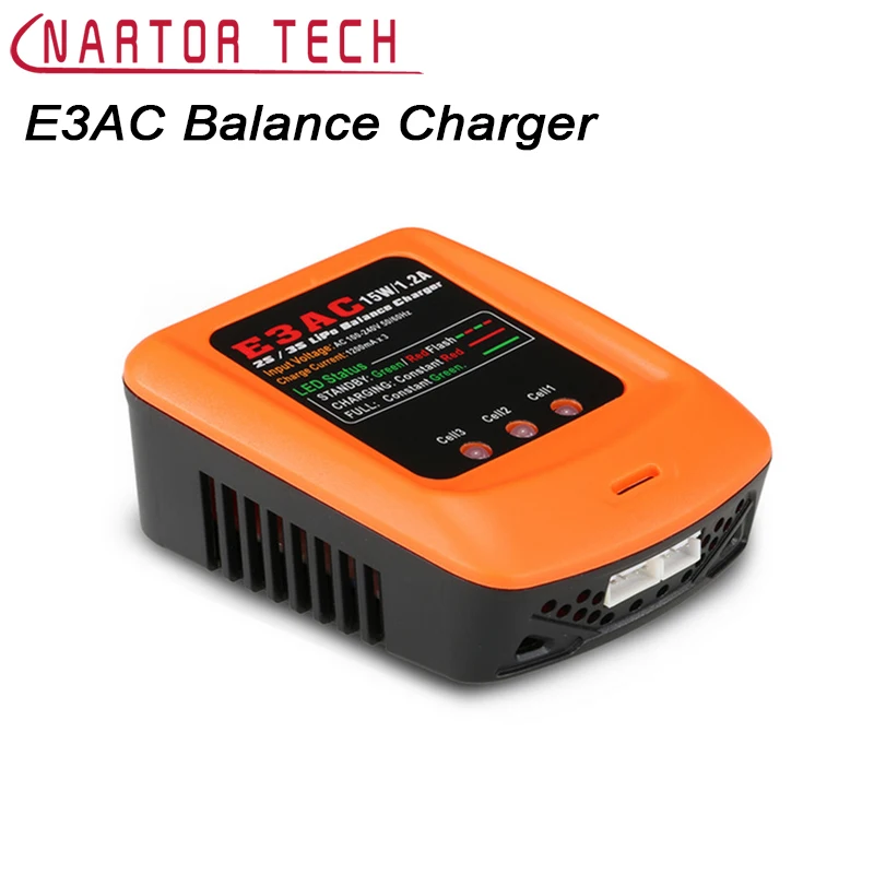 E3AC Balance Charger 15W/1.2A Professional LiPo Balance Charger for 2S