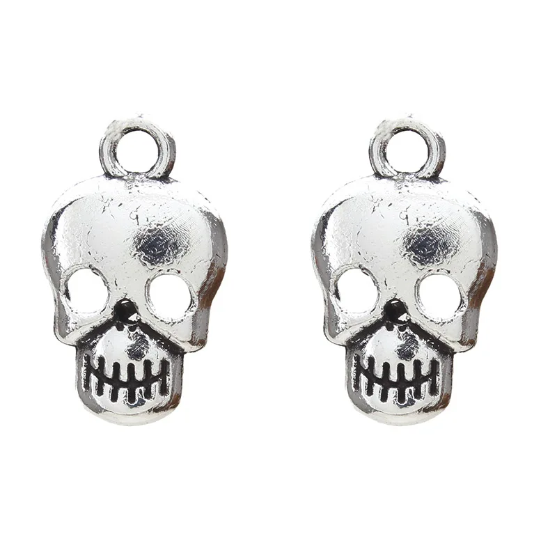 30pcs Skull Charms Fashion Accessories Retro Skull Pendant Diy Handmade