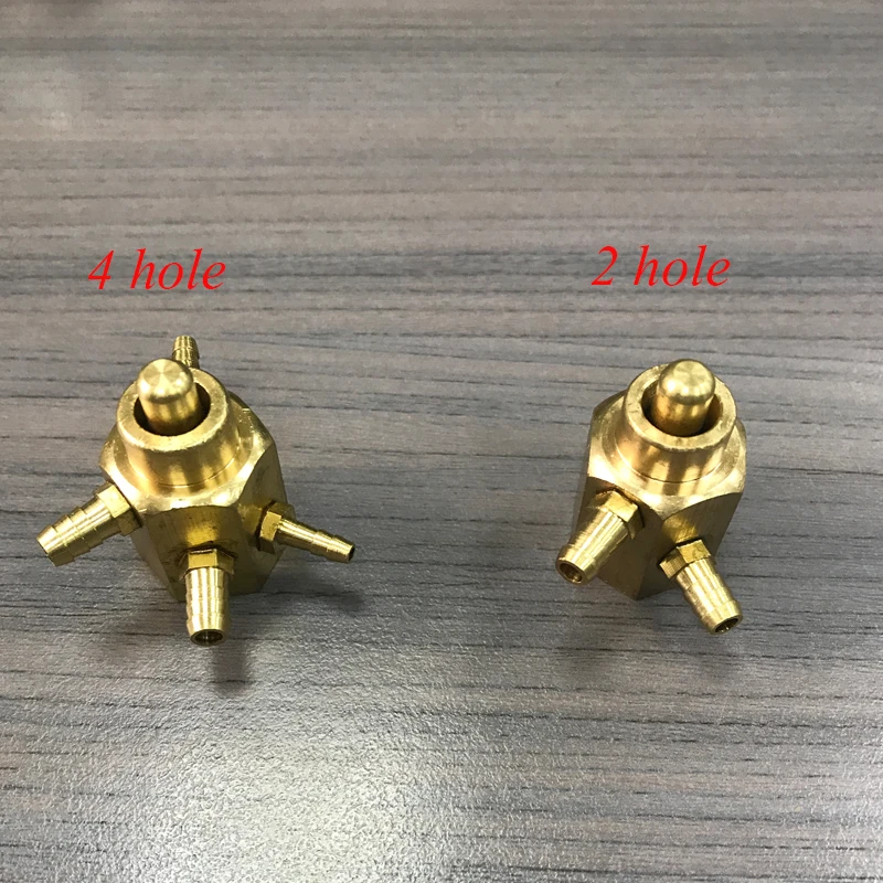 2 Pieces Dental Chair Unit 4 Holes foot valve Circular Pedal Switch Valve