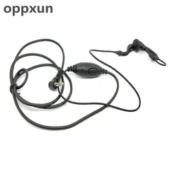 OPPXUN 2 PIN наушники с микрофоном 3,5 мм 1-pin Y разъем динамик для Vertex VX160, VX-168, VX-5R, Yaesu FT-50R, FT-60R, FT-250R walkie обсуждение