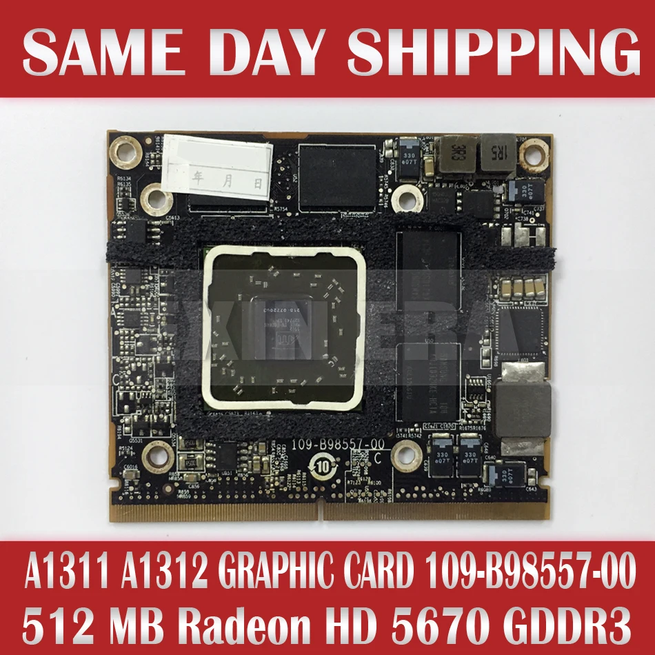 Apple iMac 27 inch Mid 2010 Video Card ATI Radeon 5670 512mb With Heat Sink
