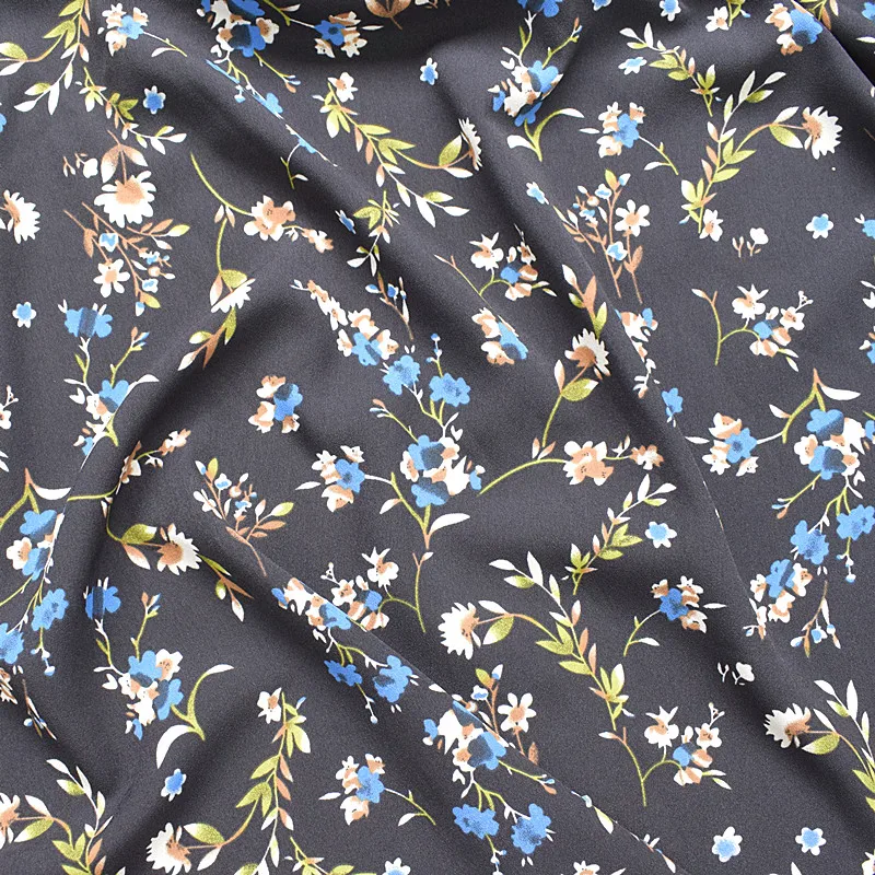 ThenewelasticFlowerChiffonchiffonfabricisprintedinthespring