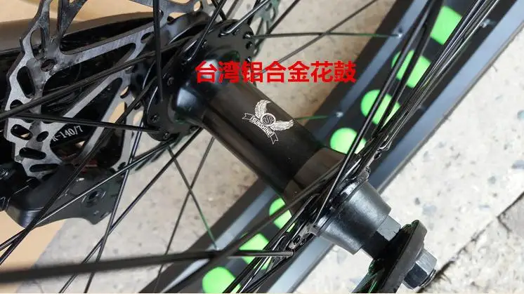 Flash Deal Kalosse 26*4.0 tires  Snow mountain bicycle  30 Speed  Microshift  folding Beach  bike  Hydraulic  brakes 26er 12