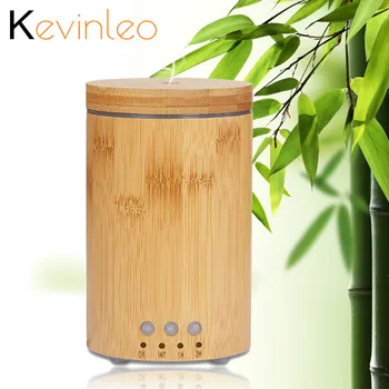 

Essential Oil Diffuse Bamboo 24V Night Lamp Timer Function 100ml Diffusers Home Fragrance Mist Maker Mist Humidifier for Office