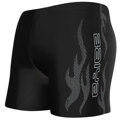 

Hot Men's Swimsuit Swimming Trunks Beach Board Low Waist Men's Swimsuit Fire Print Boxer Briefs Beach Short Pants