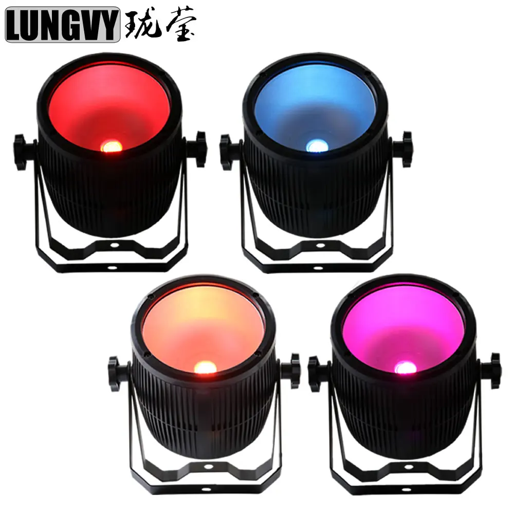 Free Shipping 4pcs/lot RGB COB 1*60W Cob Led Par Light DJ DMX Stage Lighting Free Shipping 4pcs/lot RGB COB 1*60W Cob Led Par Light DJ DMX Stage Lighting