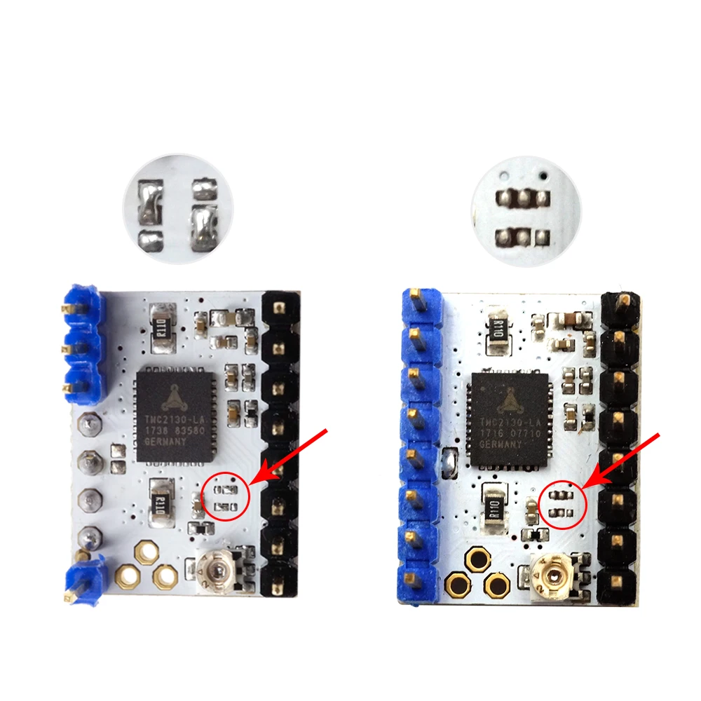 5X TMC2130 V1.1 для SPI функция Stepstick шаговый двигатель драйвер с теплоотвода ультра-бесшумный против TMC2100 TMC2208 TMC2130 V1.0