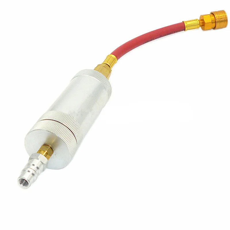 Автомобильный A/C AC масла и красителя Oz инструмент для инъекций 1/4SAE 134a 2 Oz масляный инжектор R134A R12 R22 кондиционер Установка автомобильные аксессуары