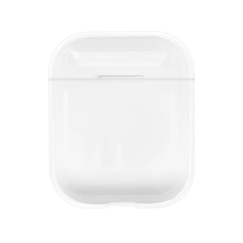 Прозрачные чехлы для наушников для Apple AirPods 2, зарядная коробка, милый мультяшный кактус для девочек, Жесткий ПК чехол с кристаллами, сумка для Airpods, чехлы - Цвет: Clear