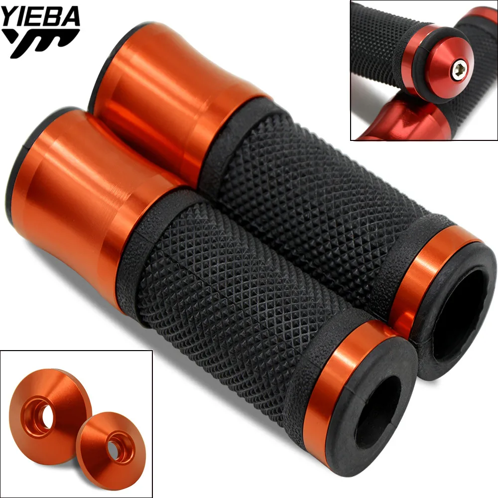 

FOR SUZUKI GSXR1000 GSXR600 750 GSR400 ninja250 300 z900 Z650 Z300 Universal CNC 22MM Motorcycle Grips with end Handle bar Grips