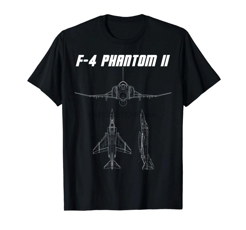 

F4 Phantom Shirt Supersonic U.S. Military Jet Tee New T Shirts Unisex Funny Tops Tee Basic Models Best T Shirts for Men
