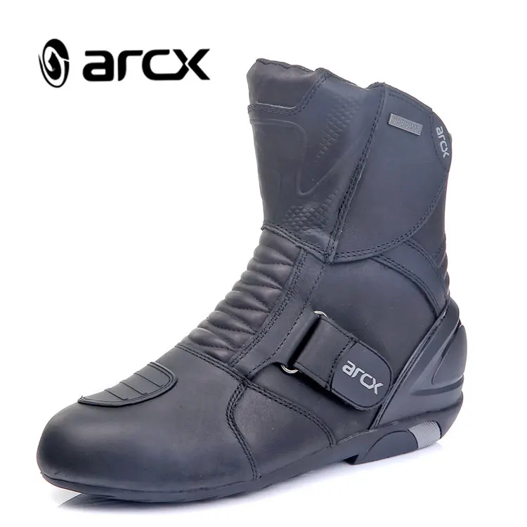 Новинка; ARCX ботинки в байкерском стиле из водонепроницаемой натуральной кожи; гоночные ботинки; ботинки для верховой езды; L60612 - Цвет: L60612