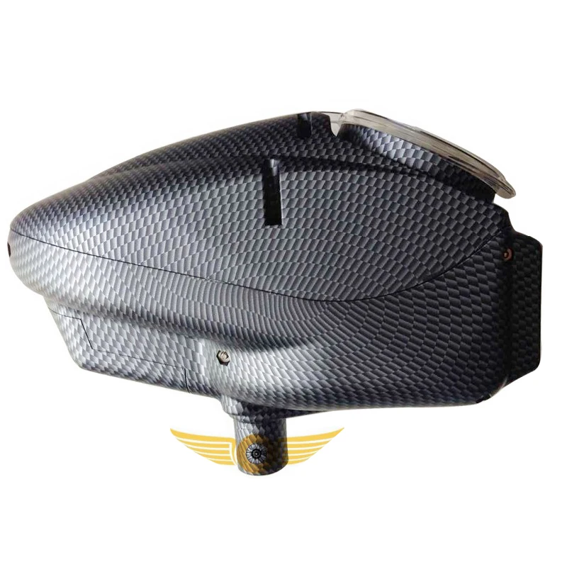 

2015 New Paintball Loader Hopper Shells for Electronic Loader 180 Rounds Matte Carbon Fibre Special Color