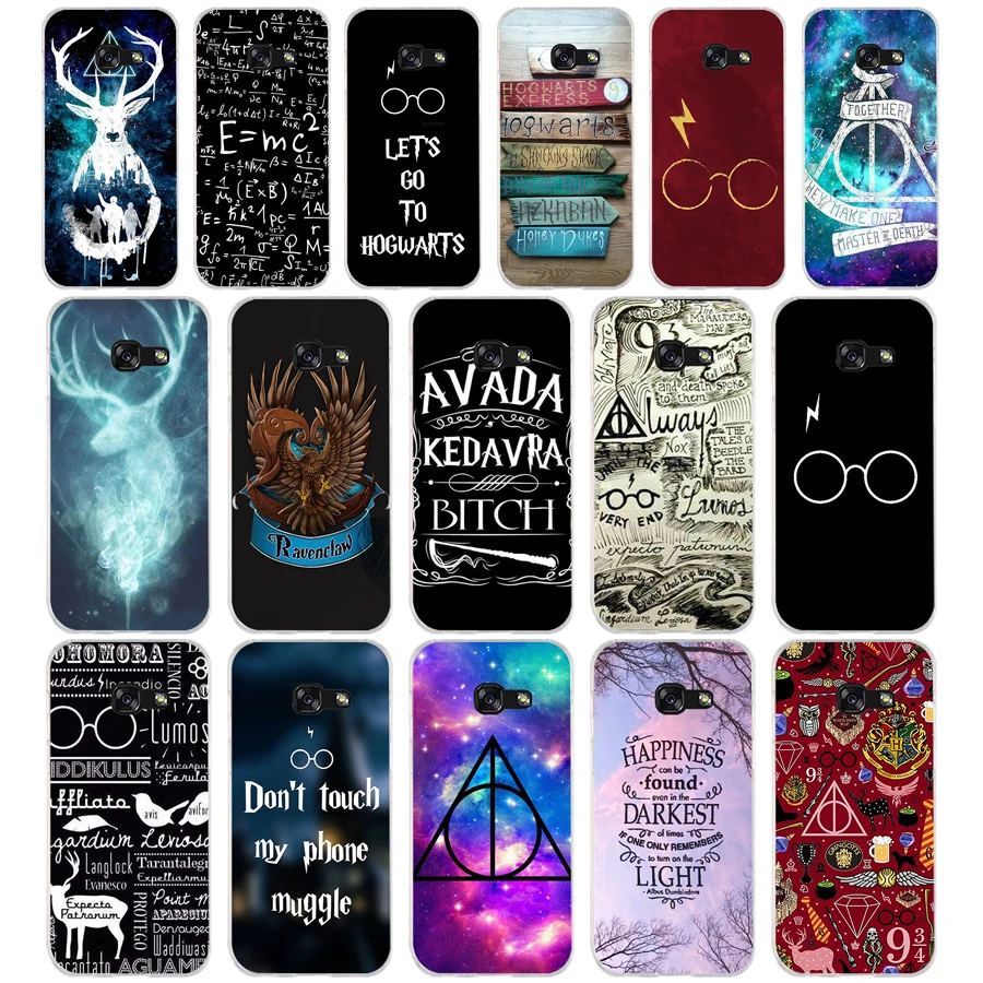 

156Harry Potter Deathly Hallows Always Soft Silicone Tpu Cover phone Case for Samsung a3 a5a6 plus a7 a8 a9 star lite s 6 7 8 9