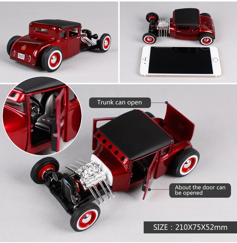 Maisto 1:24 1929 Ford Outlaws модель горячий стержень литая модель автомобиля игрушка Новинка в коробке 31354