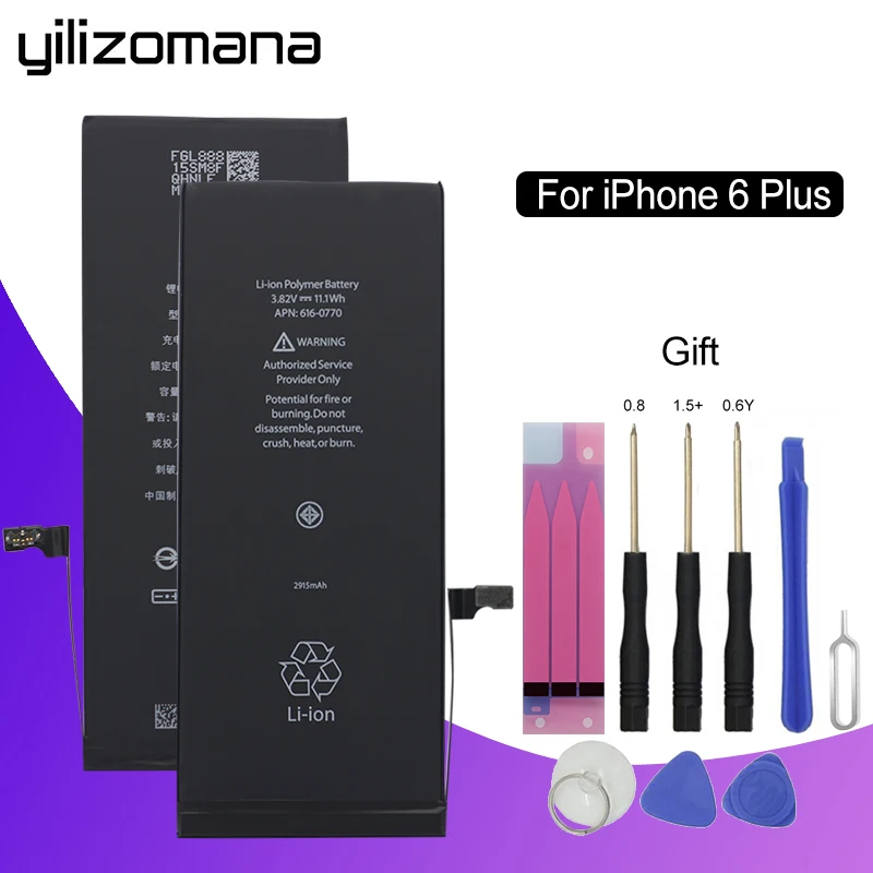 Оригинальный аккумулятор YILIZOMANA для телефона Apple iPhone 6 P 6plus сменный литий ионный