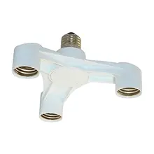 3-1 светильник с цоколем E27, разветвитель, Базовый адаптер для прожектора и лампы CFL и светодиодный светильник