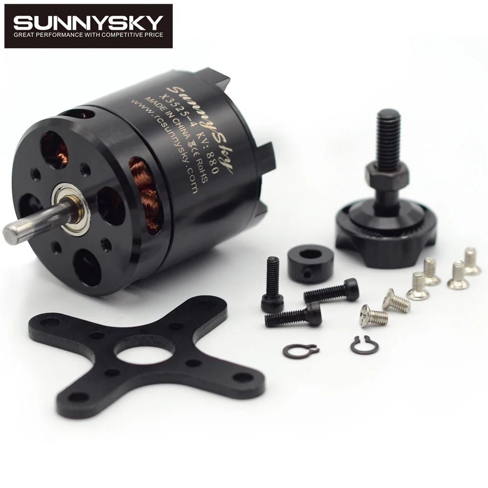 1 шт. SunnySky X3525 520KV/720KV/880KV бесщеточный двигатель серии X для FPV мультикоптера RC квадрокоптера