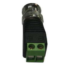 50pcs Video Converter connector BNC male for cctv camera adapter