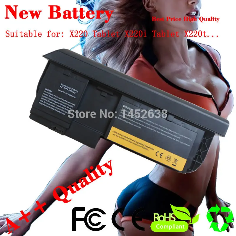 

JIGU 6Cells Laptop Battery 0A36285 42T4877l ASM 42T4882 FRU 42T4881 For Lenovo ThinkPad X220t X220 Tablet X220i Tablet