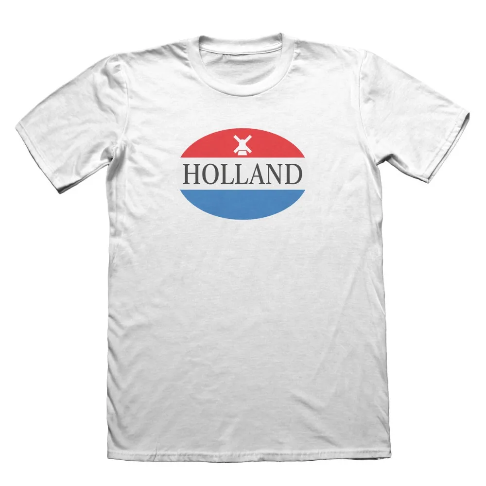 T-Shirt 2019 Fashion Men Classic Tops Tee Shirts Holland T-Shirt - Mens Funny Gift T Shirts For Men T-shirt