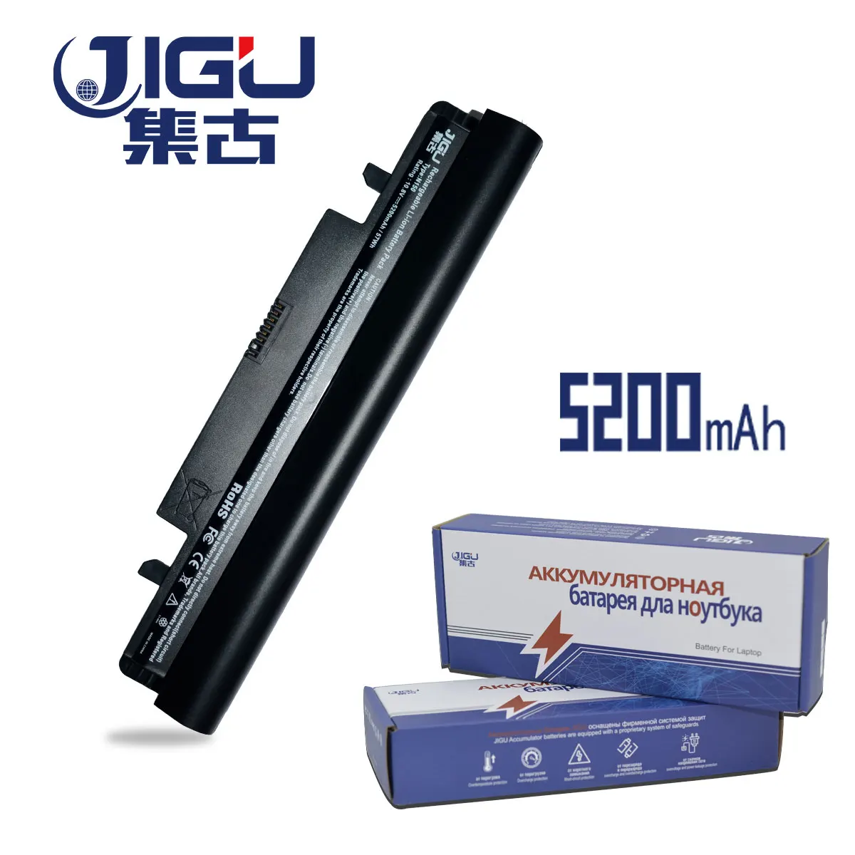 JIGU Battery For Samsung N150 N148 NP-N148 Series AA-PB2VC3B NP-N150 NT-N148 Series AA-PB2VC6B/E 6Cells