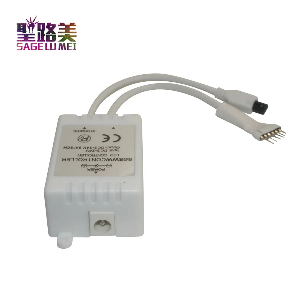 DC5V-24V 44 ключ RGB CCT WW CW светодио дный контроллер Диммер 6ch ИК-пульт для 6pin SMD 5050 светодио дный полосы света лента Бесплатная доставка