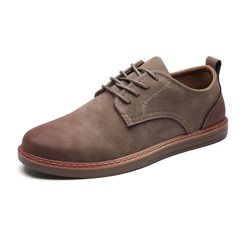2019 Luxury Brand Men's Leather Shoes Spring Autumn Rerby Shoes Oxfords Fashion Casual Dress Shoes Man Business Lace-up Non-slip 2019 Luxury Brand Men's Leather Shoes Spring Autumn Rerby Shoes Oxfords Fashion Casual Dress Shoes Man Business Lace-up Non-slip