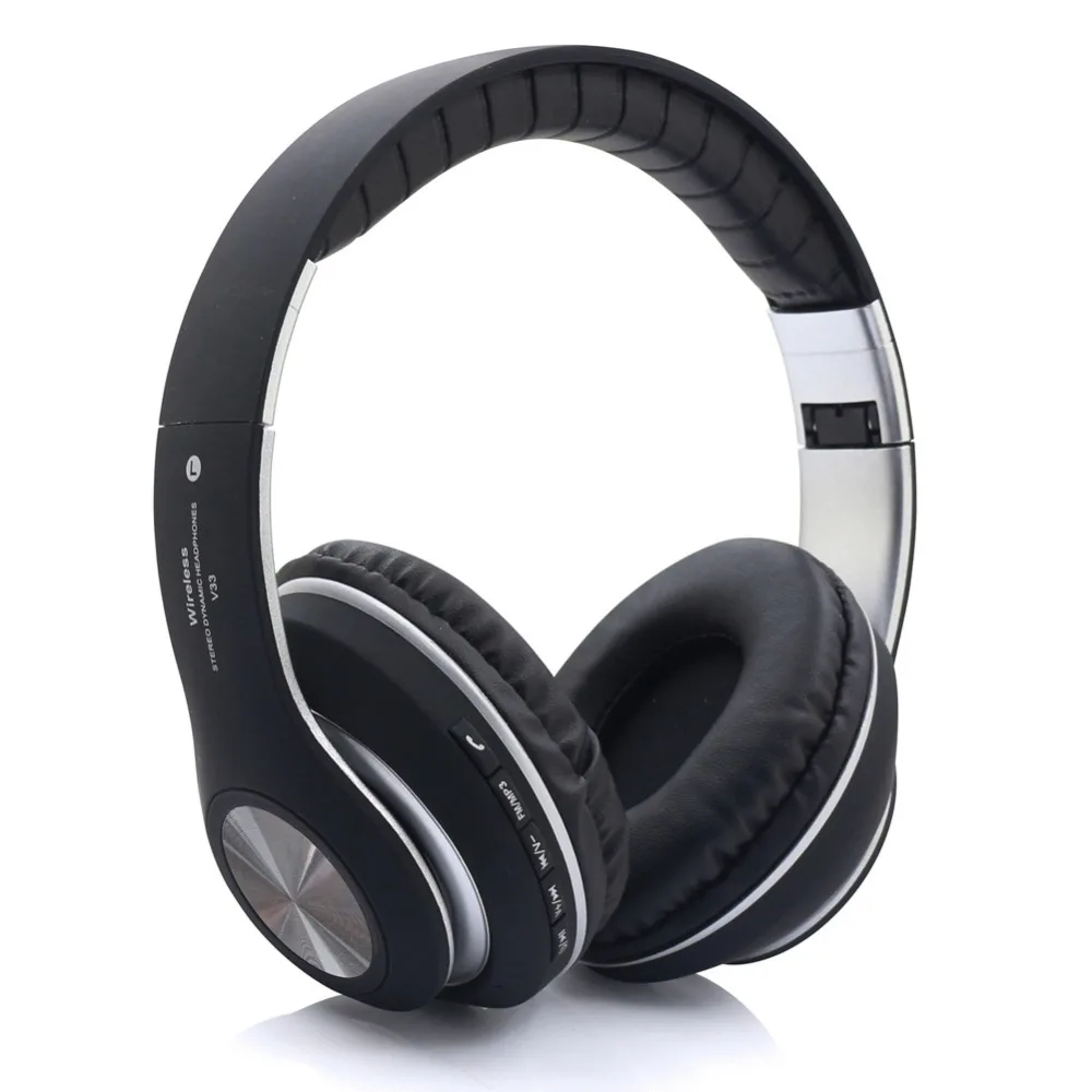 

Folding wireless stereo headset Bluetooth Headphones Wireless Stereo Headsets earbuds with Mic /TF Card gaming headset