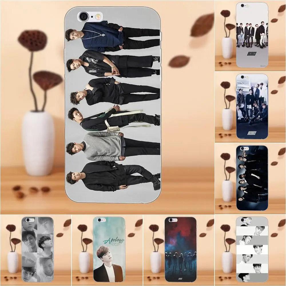

Love Korea Ikon Team Group For Xiaomi Redmi Note 2 3 3S 4 4A 4X 5 5A 6 6A Pro Plus Painted Phone Case
