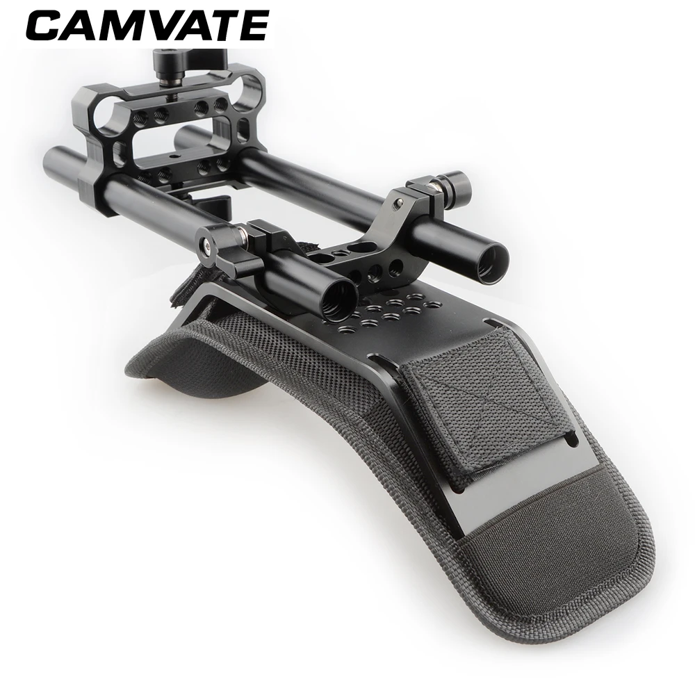CAMVATE Shoulder Mount Kit for 15mm Rail Support
