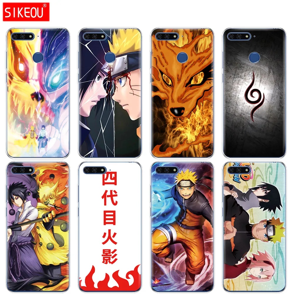 

Silicone Cover Phone Case For Huawei Honor 7A PRO 7C Y5 Y6 Y7 Y9 2017 2018 Prime Naruto Sasuke Anime Yondaime Minato Namikaze