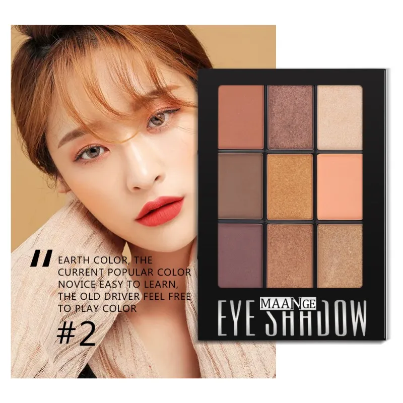 Makeup Cosmetics LongLasting Eye Palette Calender Matte Eyeshadow 9 Color