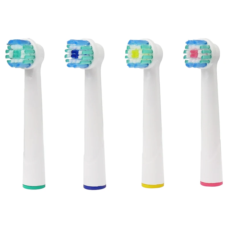 

4PCS/PACK Electric Toothbrush Heads For Braun Oral-B Tooth Brush Replacment Head Soft Triumph YE618 Oral Dual Clean Complete
