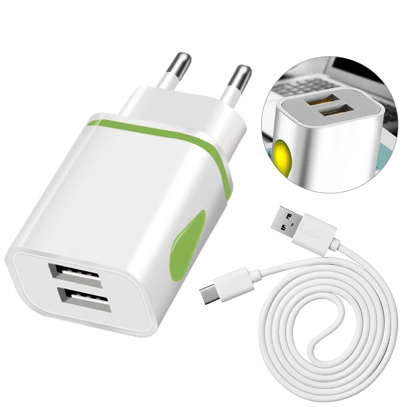 

USB Cable EU Charger For Huawei Mate 20 Pro 20X 10 Lite 9 8 7 P20 P10 Plus P9 P8 P Samrt Nova 3 3i 3e Adapter Micro Type C Wire