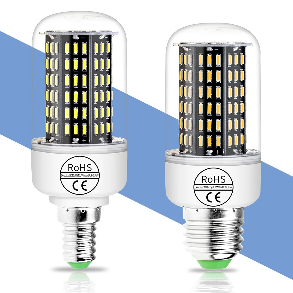 Aliexpress.com : Buy 220V Led Corn Bulb E27 E14 Lamp SMD ...