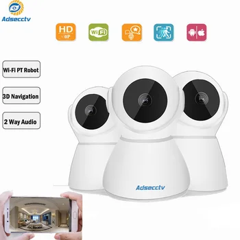 

Home Security IP wifi camera Night Vision Motion Detection alarm 2 way audio pana and title wireless baby monitor