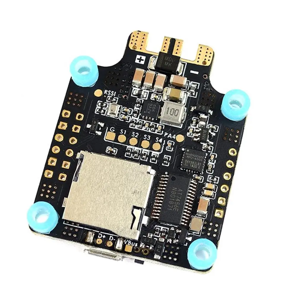 Controlador de Vôo com Osd Preta para rc Matek Sistema Duplo Gryo Bec Atual Sensor Caixa Drone F722-se f7 9 Cheap Peças e Acessórios