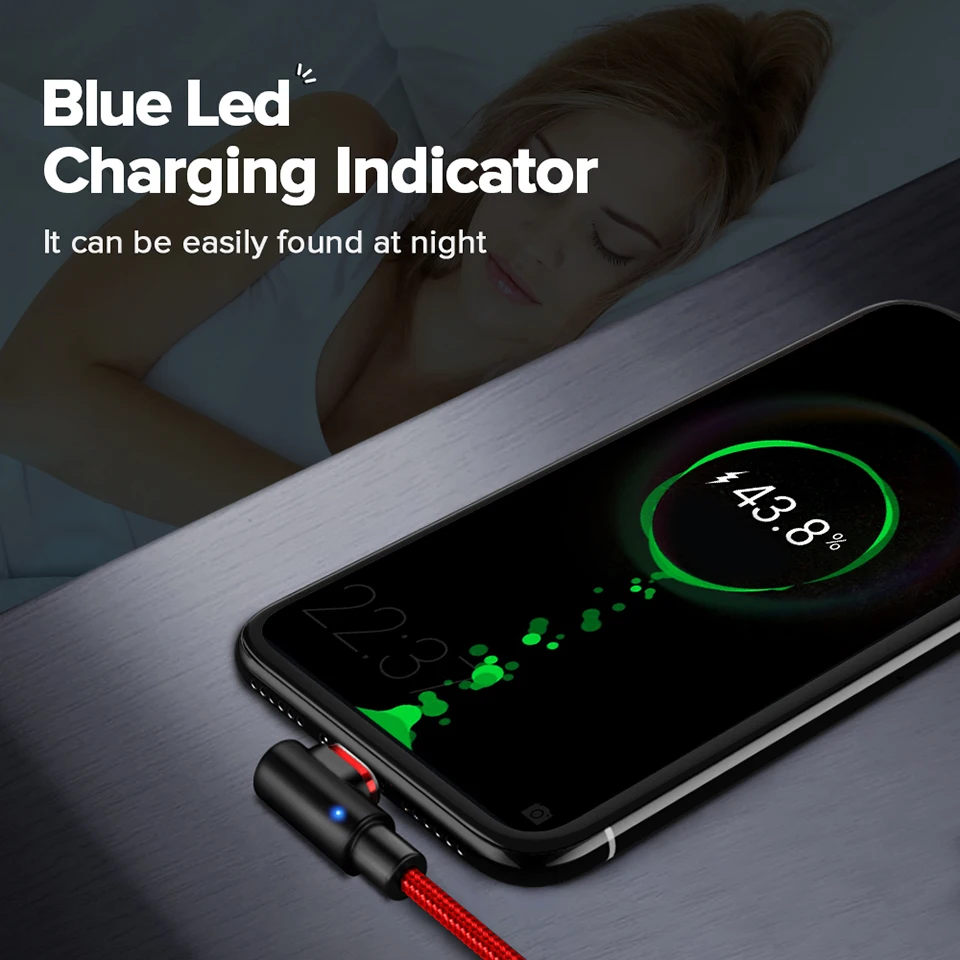 2 м Быстрый Магнитный кабель 3A Quick Charge 3,0 Micro USB зарядное устройство type C зарядный кабель для samsung S10 A80 Xiaomi Магнитный телефонный шнур