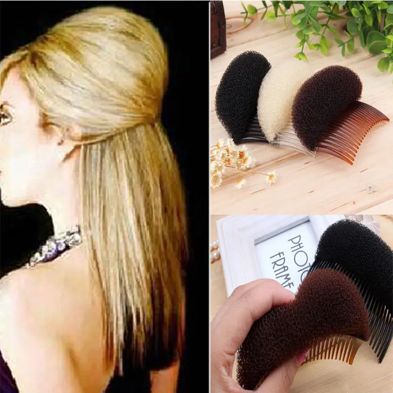 

Fashion Women Girl Princess Modelling Fluffy Diy Hair Styling Sponge Clip Stick Bun Maker Braid Tool Accessories Comb Hot