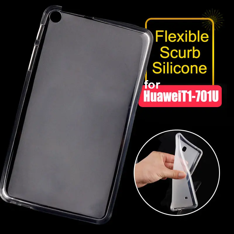 Мягкий гибкий силиконовый чехол для планшета Huawei Mediapad T1 T1-701U T1-701 7 0 дюймов