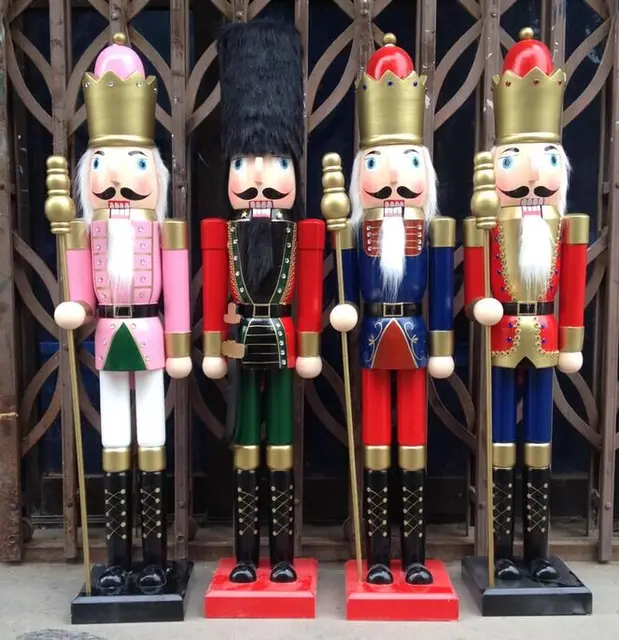 4pcs very tall set luxury erzgebirge 90cm handmade german nutcracker soldier birthday children wooden christmas collectible - German Handmade Wooden Christmas Decorations 4pcs very tall set luxury erzgebirge 90cm handmade german nutcracker soldier birthday children wooden christmas collectible - German Handmade Wooden Christmas Decorations