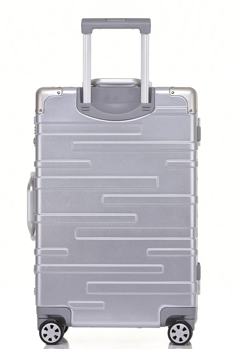 Алюминиевый каркас багажный чемоданы с спиннером чемодан на колёсиках Универсальный Дорожный чемодан на колесиках