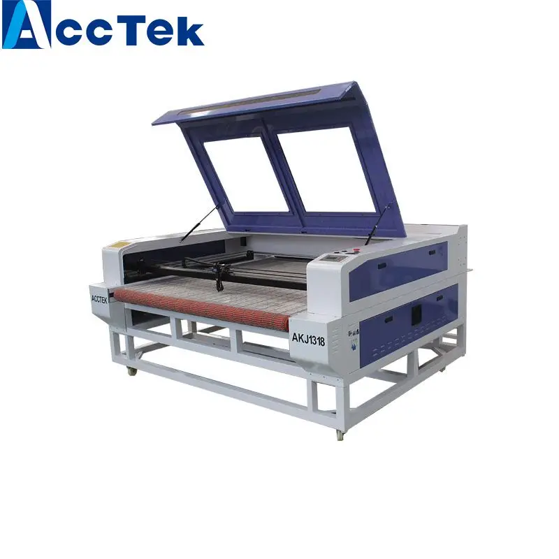 Customize 1318 auto feeding laser cutting engraving machine for jeans fabrics cloth non-woven | Инструменты