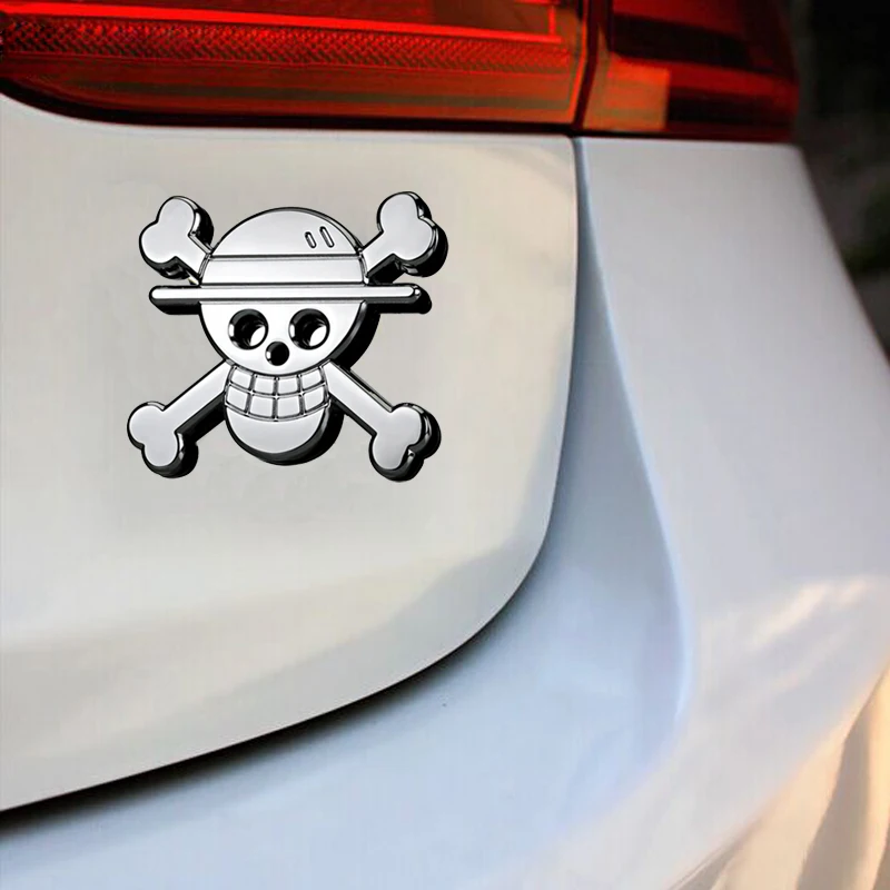 DSYCAR 3D металлический пиратский череп наклейка с логотипом на автомобиль эмблема значок наклейки для автомобиля Стайлинг DIY украшения аксессуары для универсальных автомобилей Moto