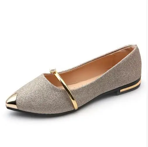 Spring New Ladies Flat Shoes Casual Women Shoes Comfortable Pointed Toe Flat Shoes