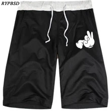 Мужской и женский пара пятый хип хоп шорты для женщин Микки Руки повседневное мужские шорты для бега треники эластичный пояс тренировки