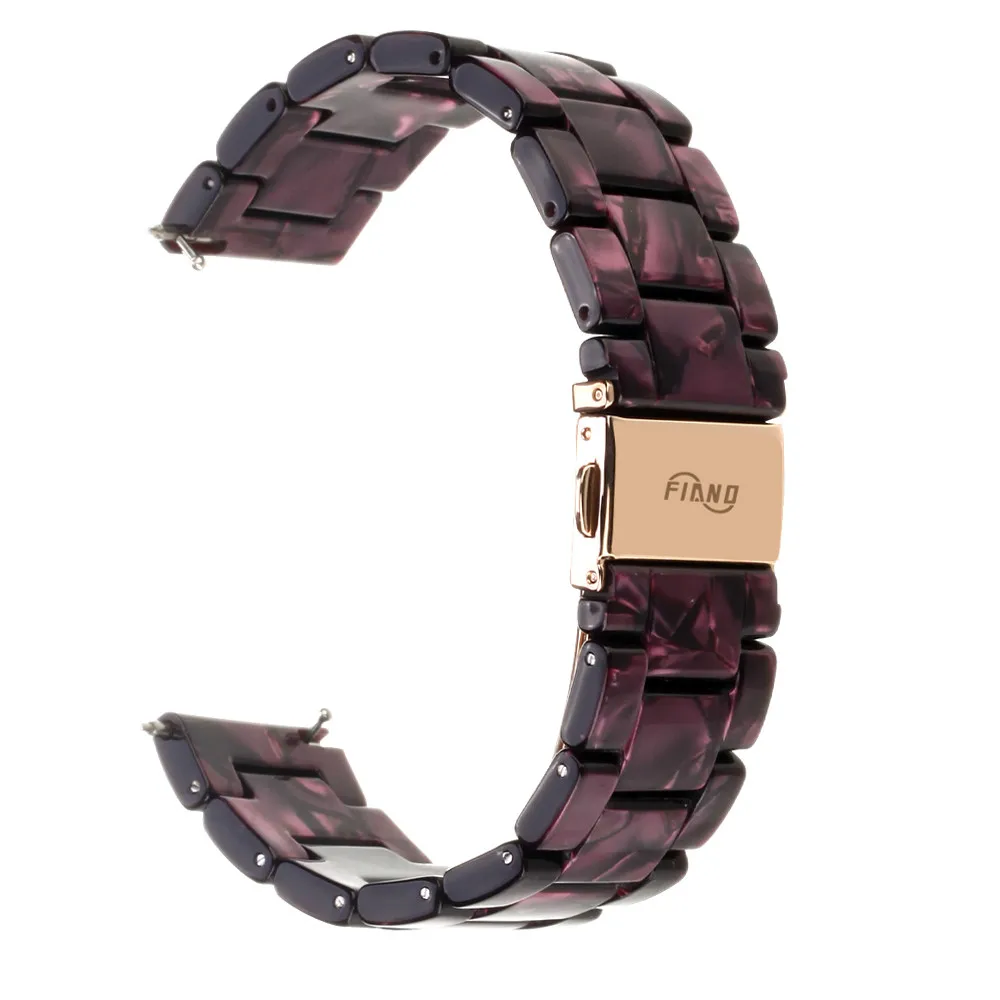 Имитация керамического ремешка, ремешок для Fitbit Versa/Versa Lite Edition, браслет для наручных часов, полимерный ремень, аксессуары для часов, ремешок для часов - Цвет ремешка: Pearly Floral Purple