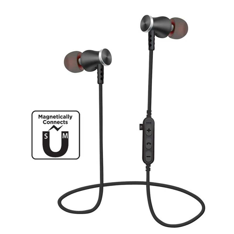 

Fviyi MS-T5 Bluetooth V4.2 Wireless Sport Running Earphone Stereo In-ear Magnet Earbud With Microphone For iphone Sumsang Xiaomi